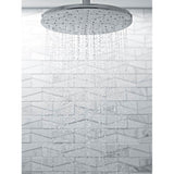Contemporary Round 10'' single-function rainhead, 2.5 gpm