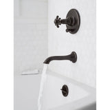 Artifacts Wall-mount bath spout with flare design