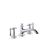 Artifacts Deck-mount bath spout with flare design