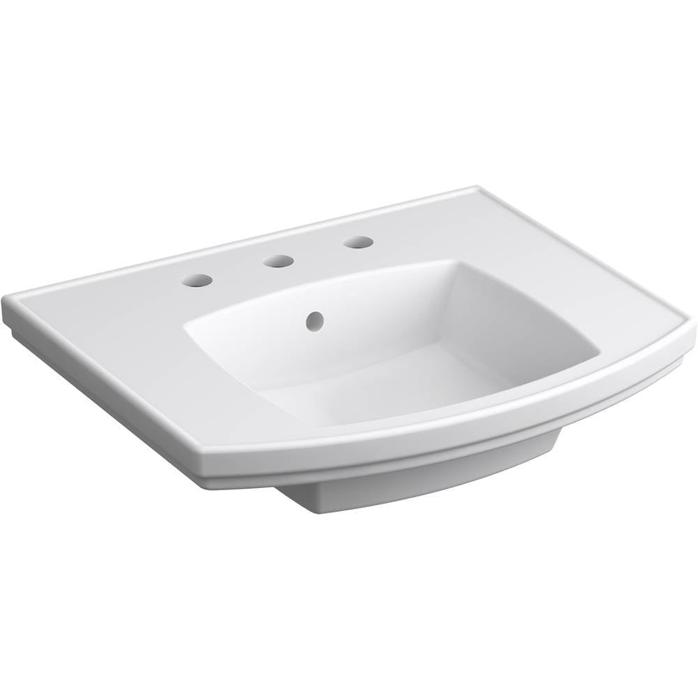 Kohler - Kelston 23-3/4'' rectangular pedestal bathroom sink - White