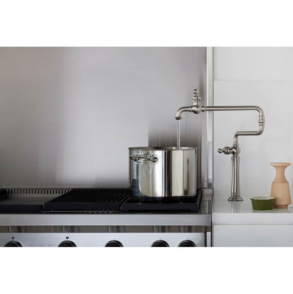 Artifacts Deck-mount pot filler