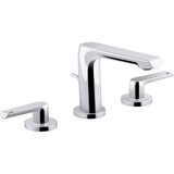 Kohler - Avid Widespread bathroom sink faucet, 0.5 gpm - Polished Chrome