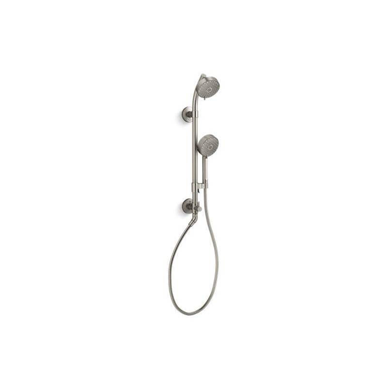 Kohler - Awaken HydroRail-S shower column kit, 2.5 gpm - Vibrant Brushed Nickel