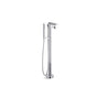 Kohler - Composed Floor-mount bath filler trim with handshower - Vibrant Brushed Moderne Brass