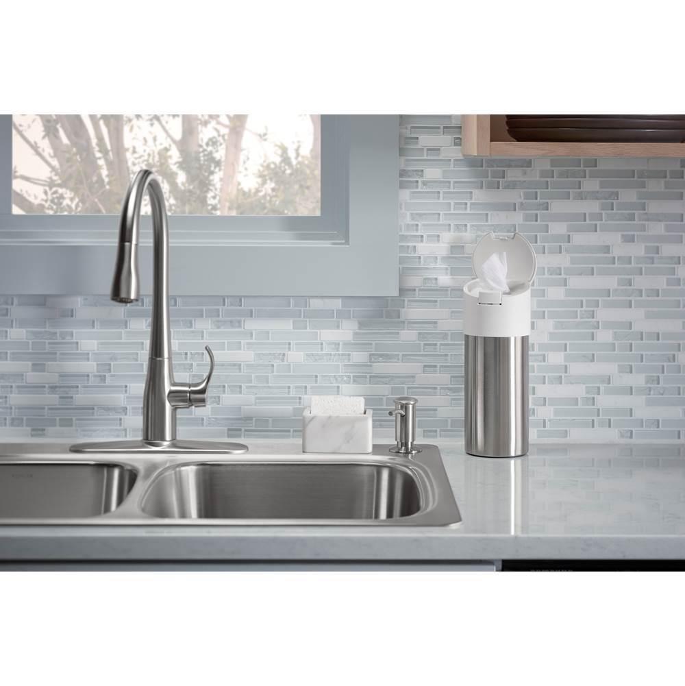 Contemporary design soap/lotion dispenser