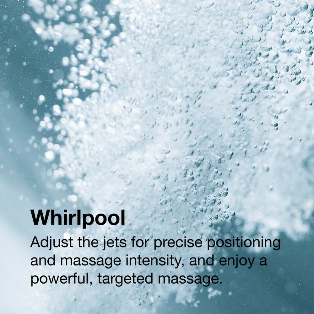 Memoirs 66'' x 42'' drop-in whirlpool bath