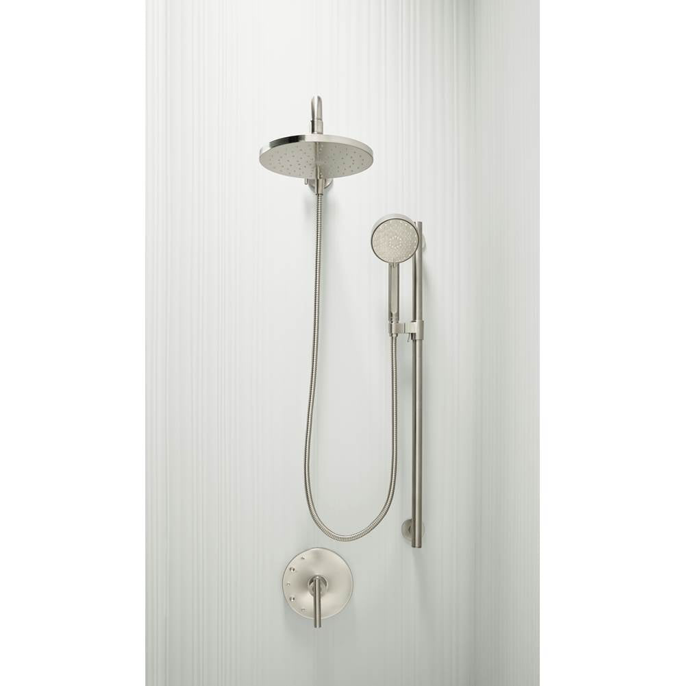 Contemporary Round 8'' single-function rainhead, 2.5 gpm
