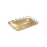 Kohler - Inia 20-3/4'' rectangular drop-in bathroom sink, no overflow - Opaque Sandalwood