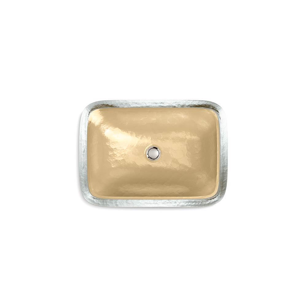 Inia 20-3/4'' rectangular drop-in bathroom sink, no overflow
