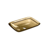 Kohler - Inia 20-3/4'' rectangular drop-in bathroom sink, no overflow - Translucent Sandalwood