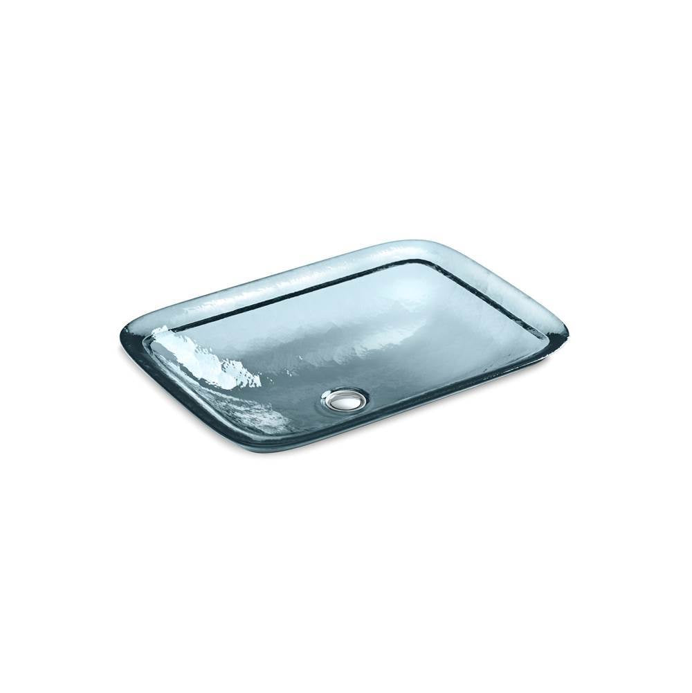 Kohler - Inia 20-3/4'' rectangular drop-in bathroom sink, no overflow - Translucent Dusk