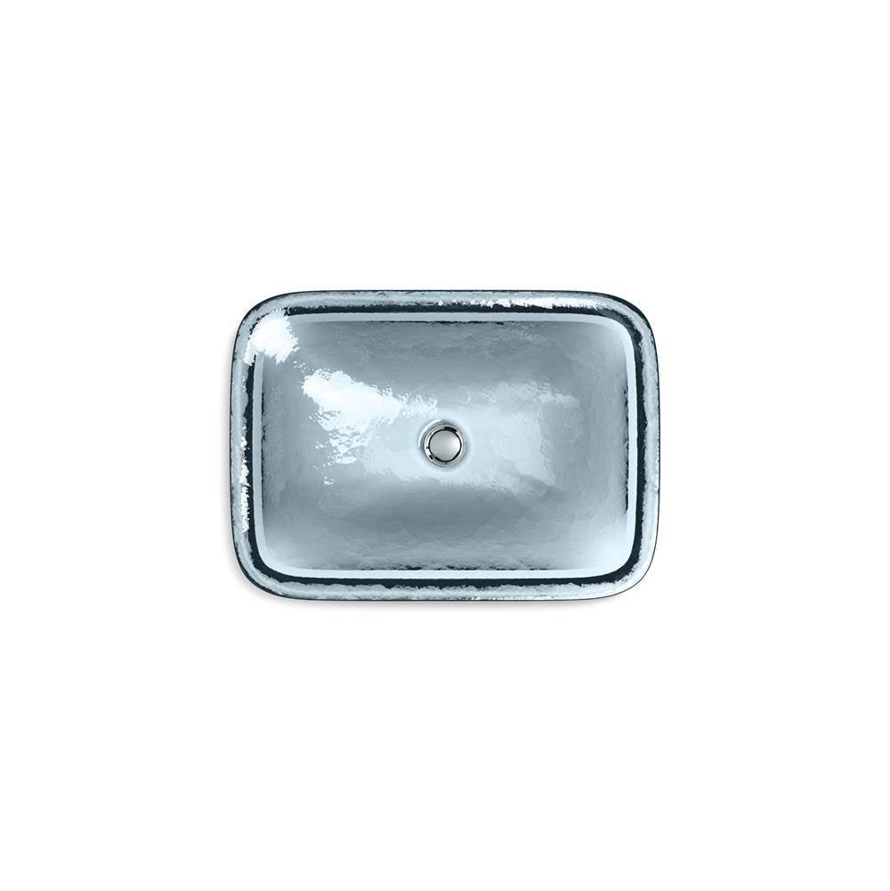 Inia 20-3/4'' rectangular drop-in bathroom sink, no overflow