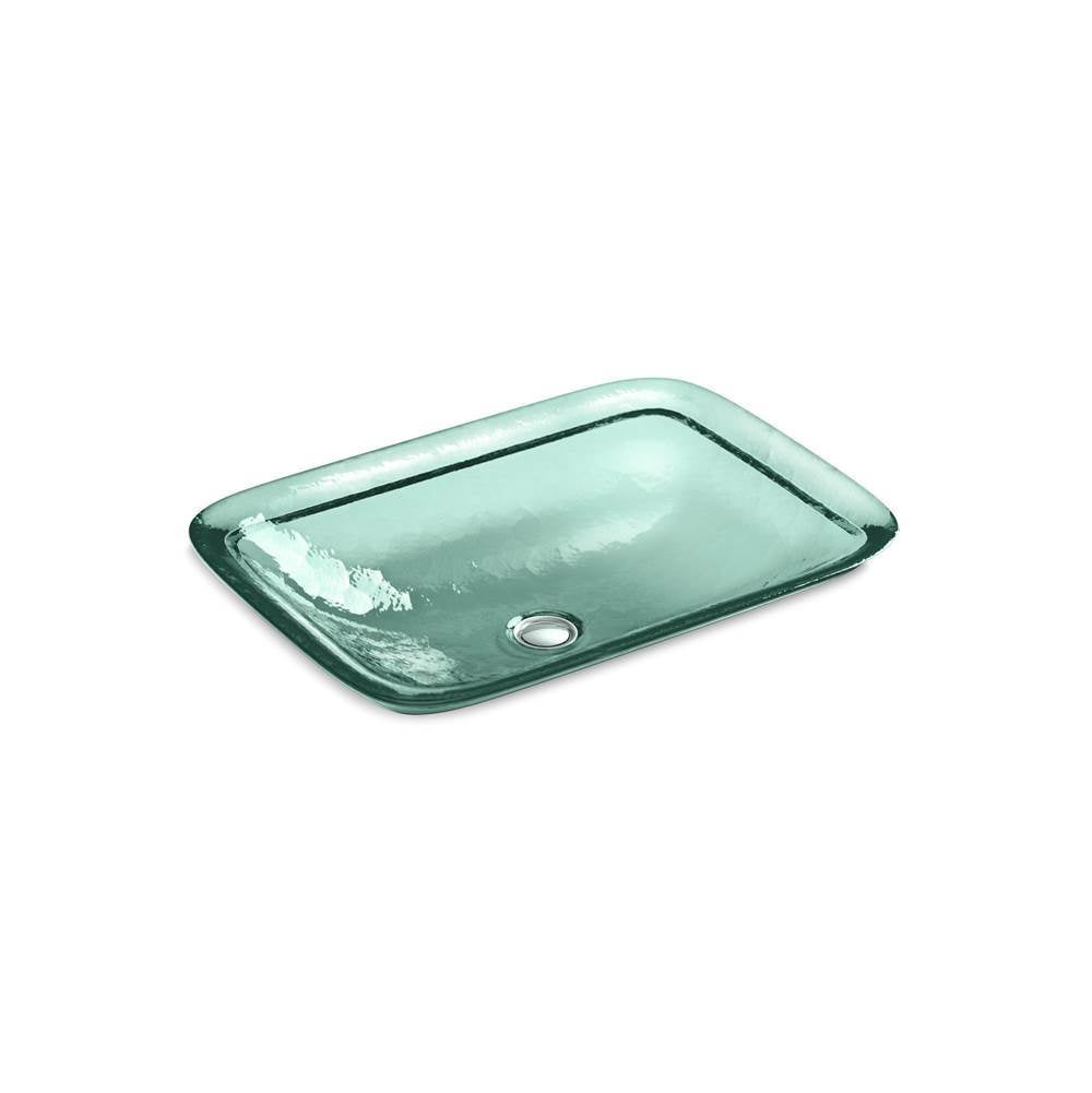 Kohler - Inia 20-3/4'' rectangular drop-in bathroom sink, no overflow - Translucent Dew