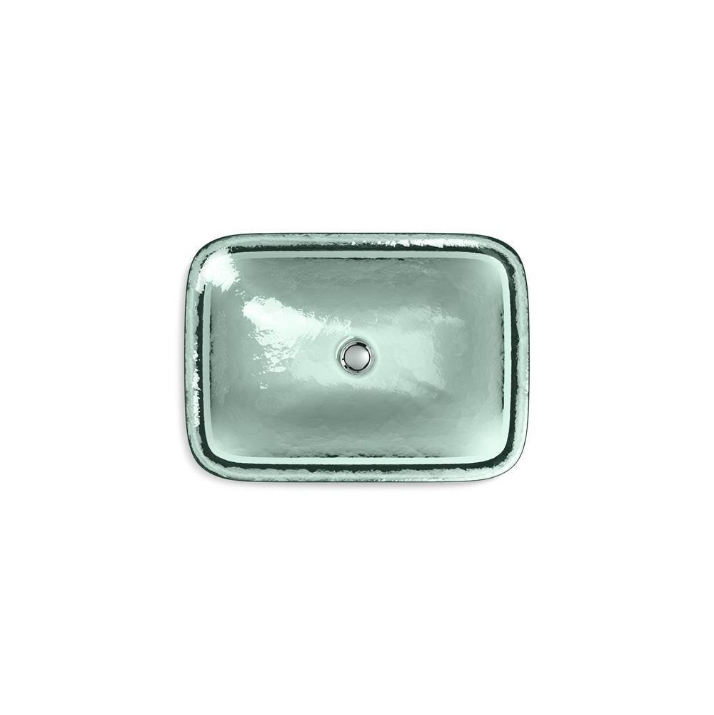 Inia 20-3/4'' rectangular drop-in bathroom sink, no overflow