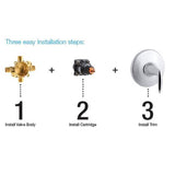 Pitch Rite-Temp bath and shower trim kit, 2.5 gpm
