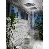 Real Rain 19'' two-function overhead shower panel, 1.75 gpm