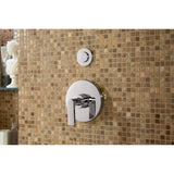 Composed Rite-Temp valve trim with lever handle