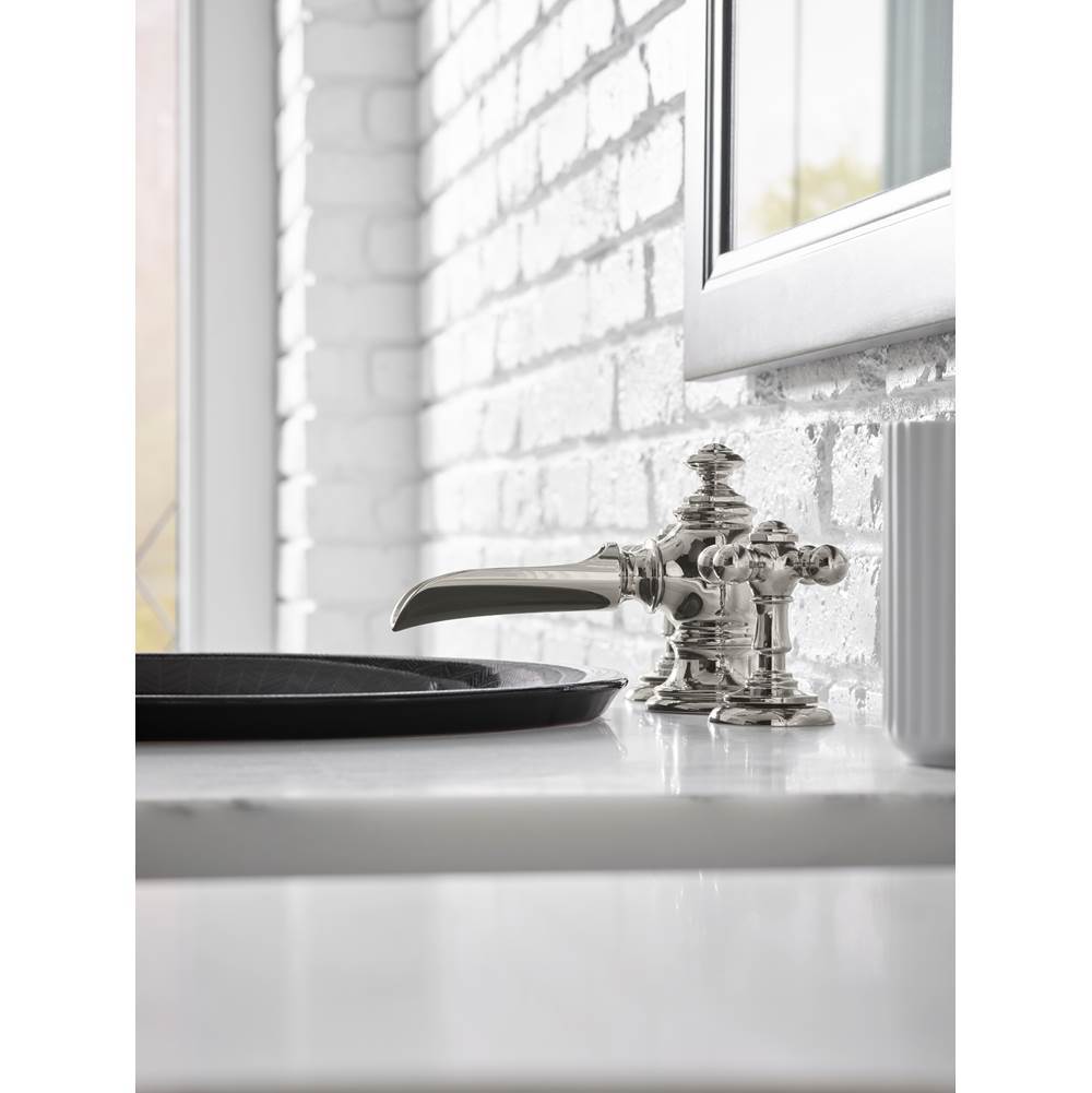 Artifacts with Flume design Bathroom sink faucet spout with Flume design, 1.2 gpm