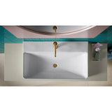 Vox 35-1/2'' rectangular vessel bathroom sink