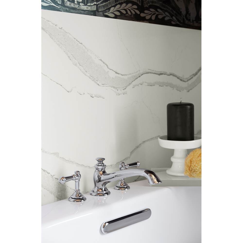Artifacts Deck-mount bath faucet handle trim with Lever design