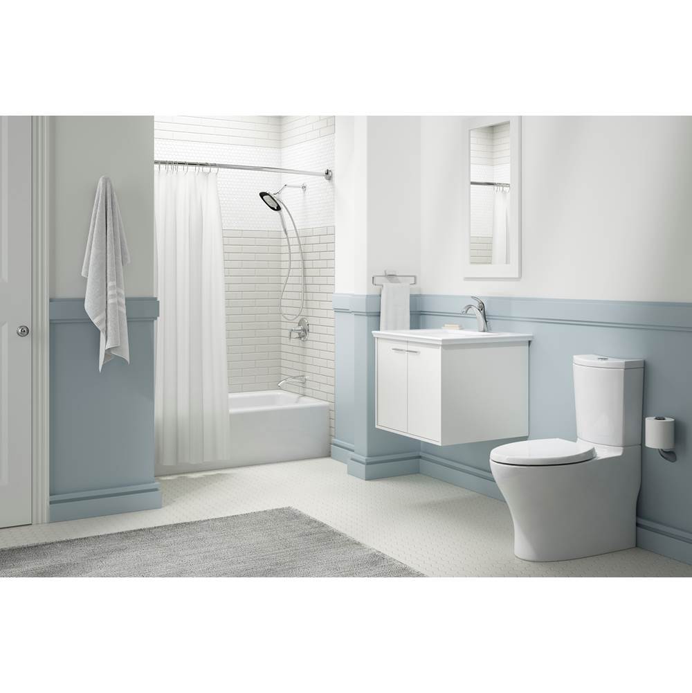 Expanse Contemporary design curved shower rod
