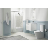 Expanse Contemporary design curved shower rod