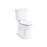Kohler - Corbelle Tall two-piece elongated toilet with skirted trapway, 1.28 gpf - White