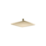 Kohler - Contemporary Square 8'' single-function rainhead, 1.75 gpm - Vibrant French Gold