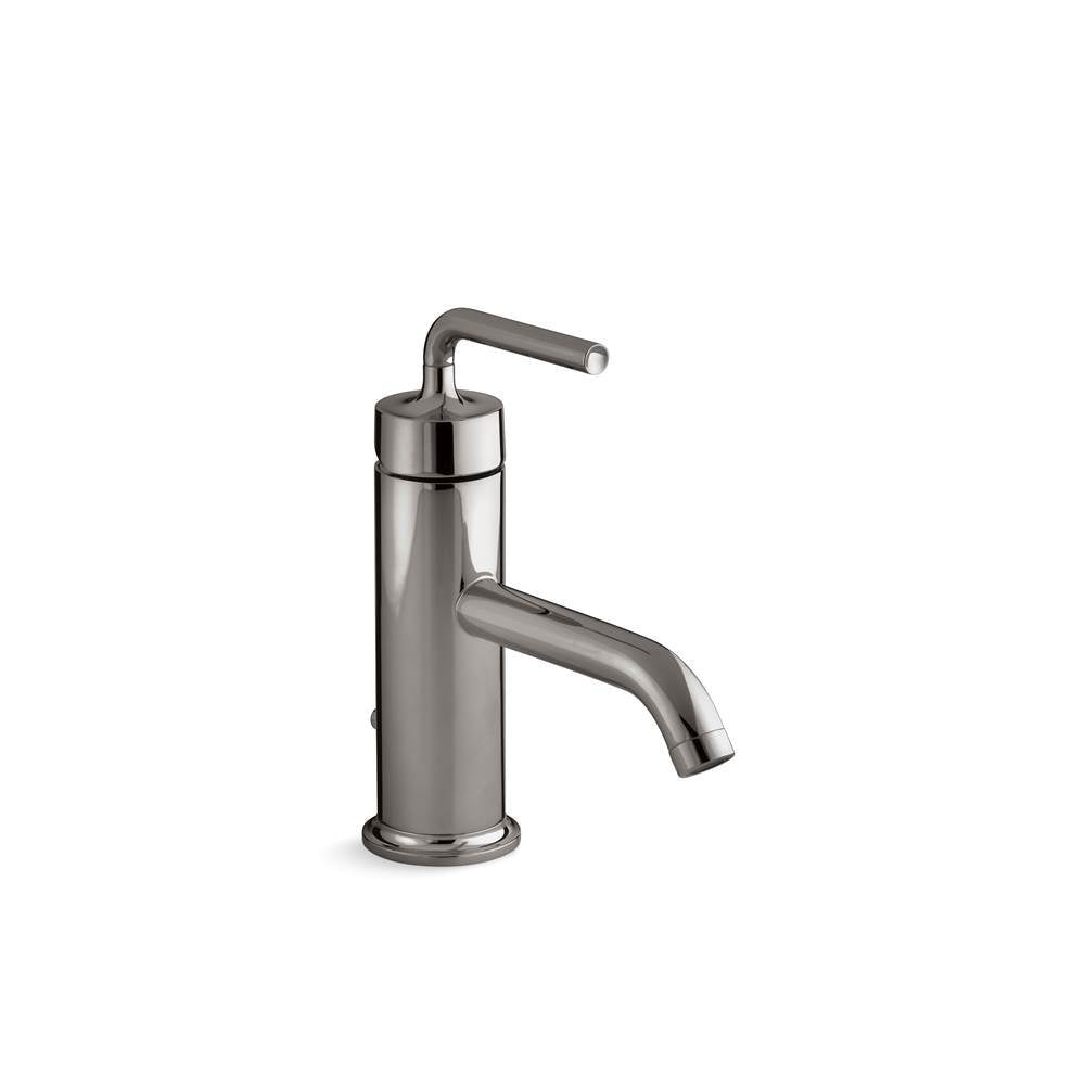 Kohler - Purist Single-handle bathroom sink faucet with Straight Lever handle, 1.2 gpm - Vibrant Titanium