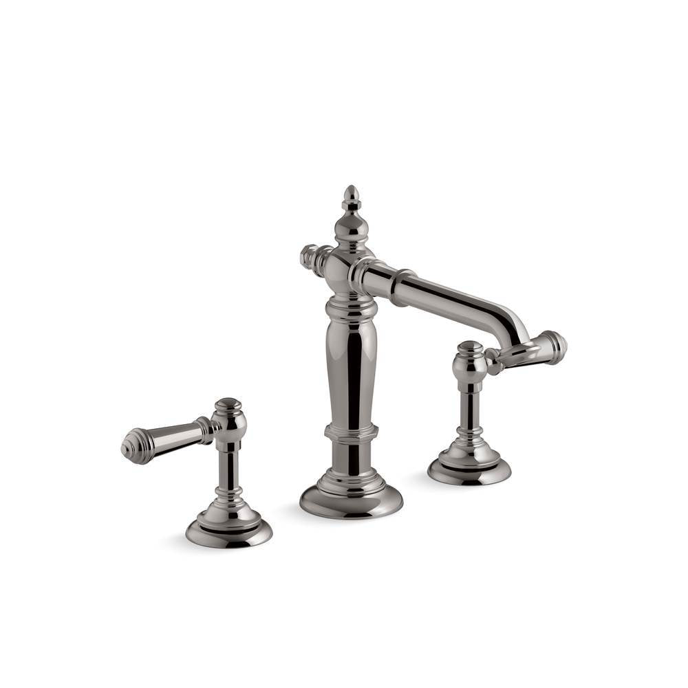 Kohler - Artifacts Bathroom sink faucet spout with Column design, 1.2 gpm - Vibrant Titanium