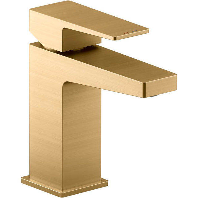 Kohler - Honesty Single-handle bathroom sink faucet, 0.5 gpm - Vibrant Brushed Moderne Brass