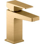 Kohler - Honesty Single-handle bathroom sink faucet, 0.5 gpm - Vibrant Brushed Moderne Brass