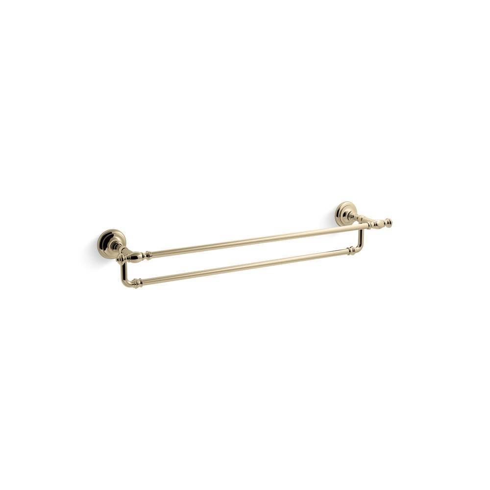 Kohler - Artifacts 24'' double towel bar - Vibrant French Gold