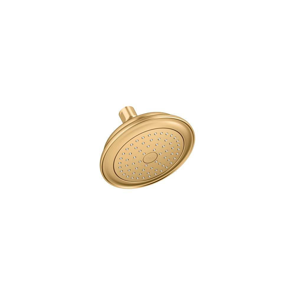 Kohler - Artifacts Single-function showerhead, 2.5 gpm - Vibrant Brushed Moderne Brass