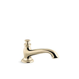 Kohler - Artifacts Deck-mount bath spout with flare design - Vibrant French Gold