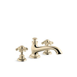 Artifacts Deck-mount bath spout with flare design