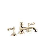 Artifacts Deck-mount bath spout with flare design