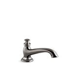 Kohler - Artifacts Deck-mount bath spout with flare design - Vibrant Titanium