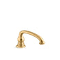 Kohler - Artifacts Deck-mount bath spout with Arc design - Vibrant Brushed Moderne Brass