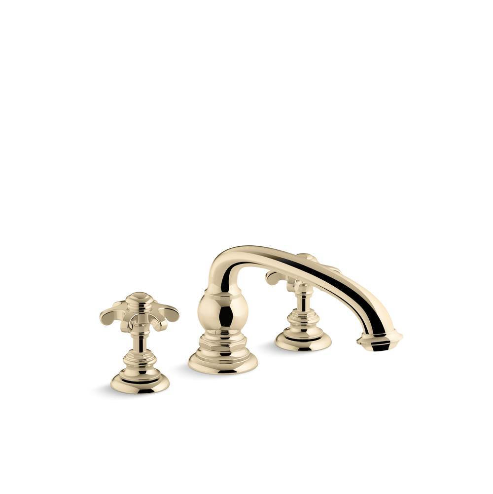 Artifacts Deck-mount bath spout with Arc design