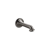 Kohler - Artifacts Wall-mount bath spout with turned design - Vibrant Titanium