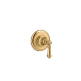 Kohler - Artifacts MasterShower transfer valve trim with lever handle - Vibrant Brushed Moderne Brass