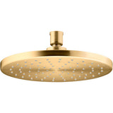 Kohler - Contemporary Round 8'' single-function rainhead, 2.5 gpm - Vibrant Brushed Moderne Brass