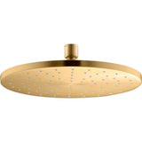 Kohler - Contemporary Round 10'' single-function rainhead, 2.5 gpm - Vibrant Brushed Moderne Brass