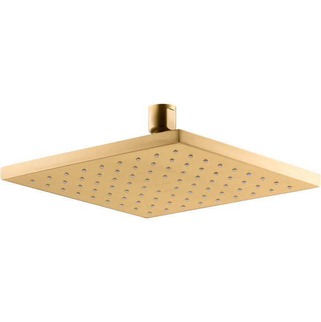 Kohler - Contemporary Square 8'' single-function rainhead, 1.75 gpm - Vibrant Brushed Moderne Brass