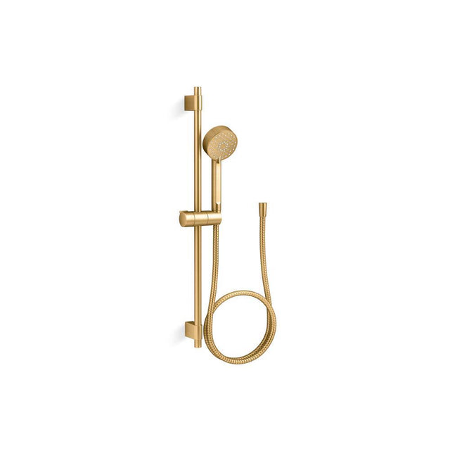 Kohler - Awaken G90 24 in. Four-Function Handshower Kit 2.5 Gpm - Vibrant Brushed Moderne Brass