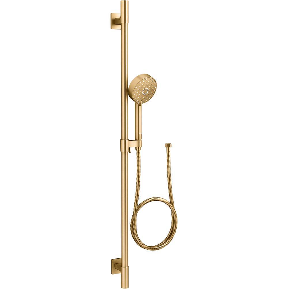 Kohler - Awaken G110 42'' three-function handshower kit, 1.75 gpm - Vibrant Brushed Moderne Brass