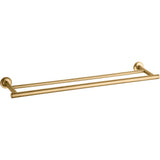 Kohler - Purist 24'' Double towel bar - Vibrant Brushed Moderne Brass
