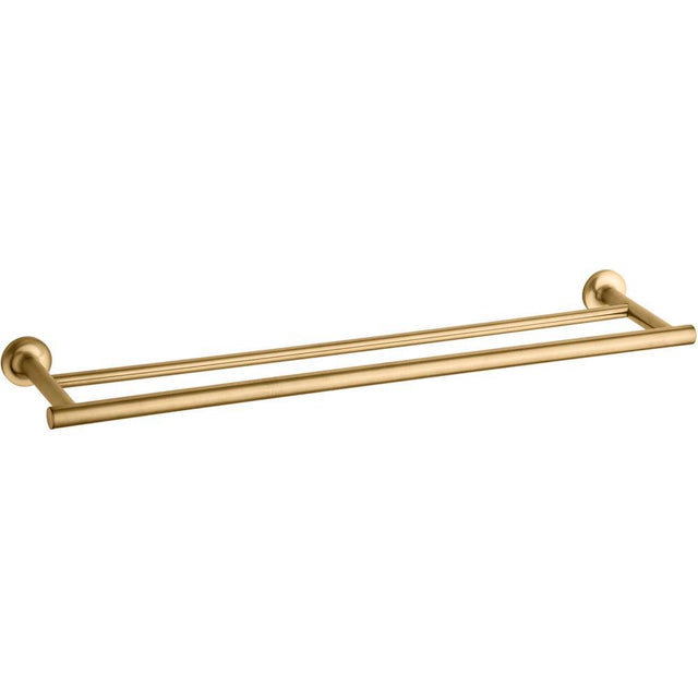Kohler - Purist 24'' Double towel bar - Vibrant Brushed Moderne Brass