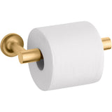 Kohler - Purist Pivoting toilet paper holder - Vibrant Brushed Moderne Brass